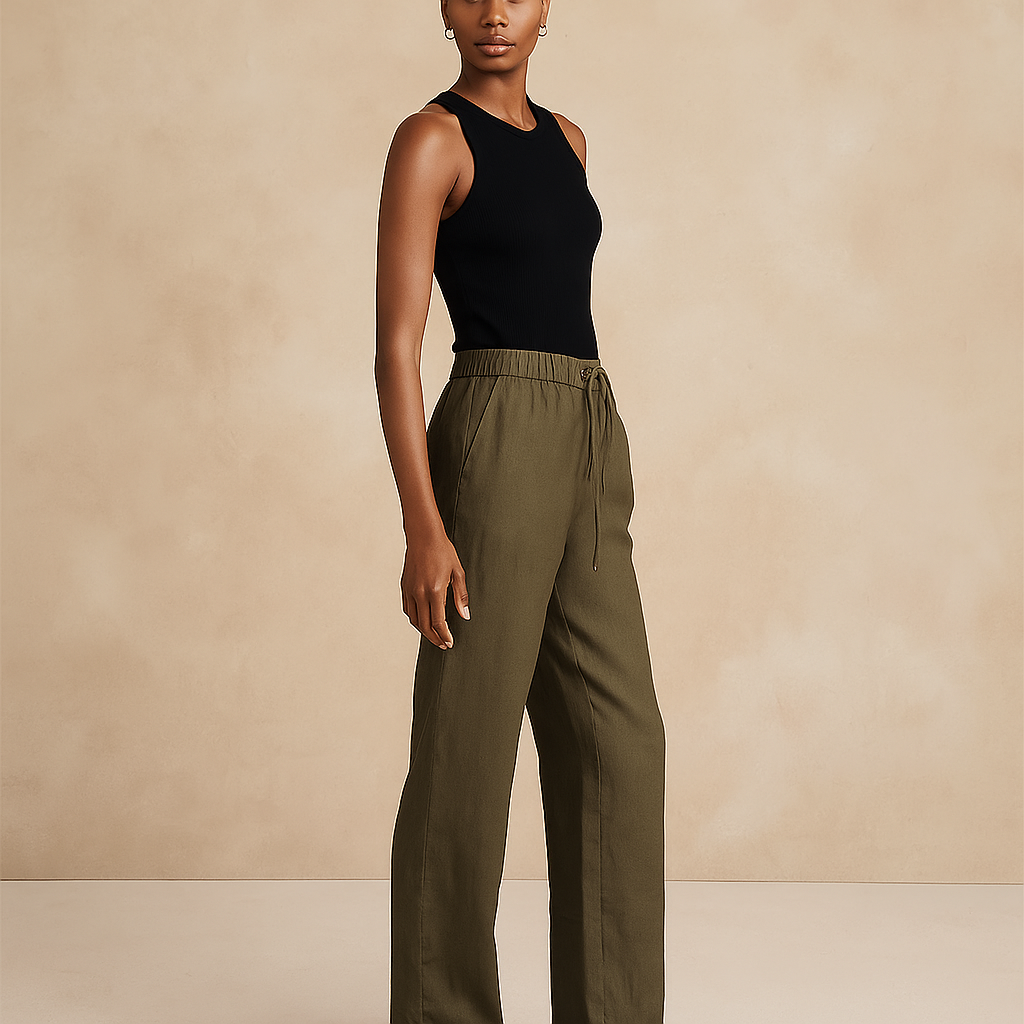 Aurelia™ High Waist Wide Leg Loose Fit Trousers