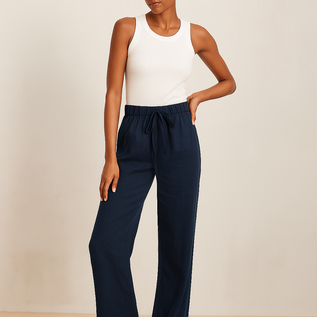 Aurelia™ High Waist Wide Leg Loose Fit Trousers