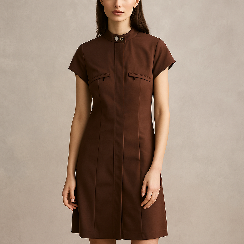 Vintage Charme™ Short Sleeve Mini Dress