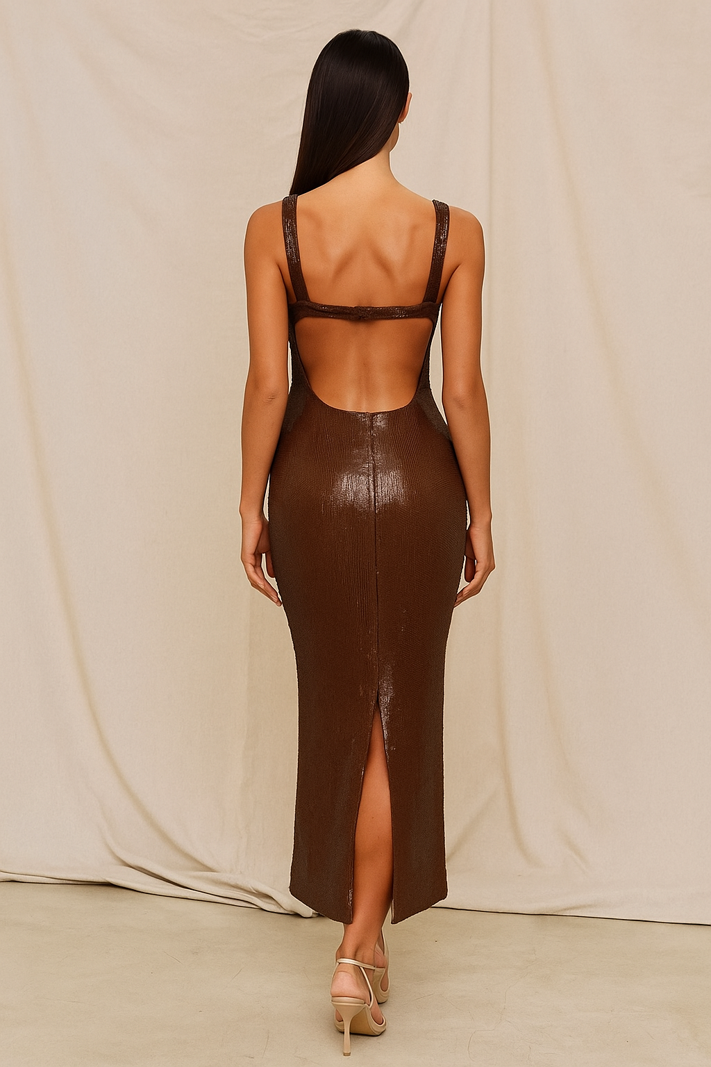 Valencia™ Square Neck Sling Maxi Dress