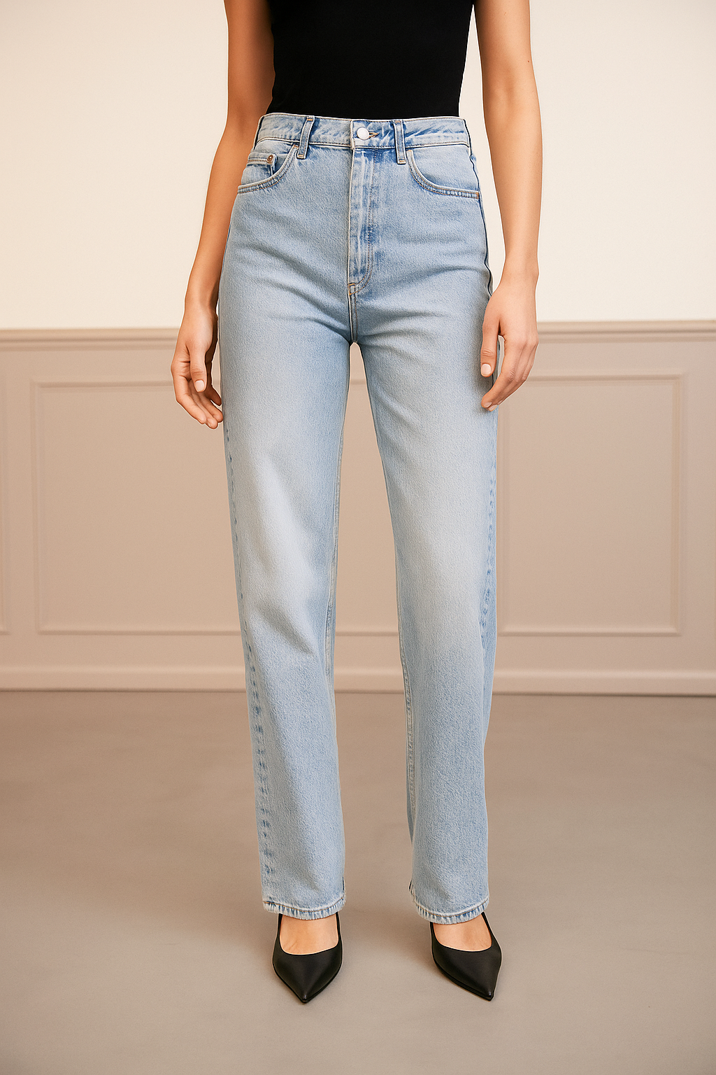 Isadora™ Vintage Pocket Ripped Denim Jeans