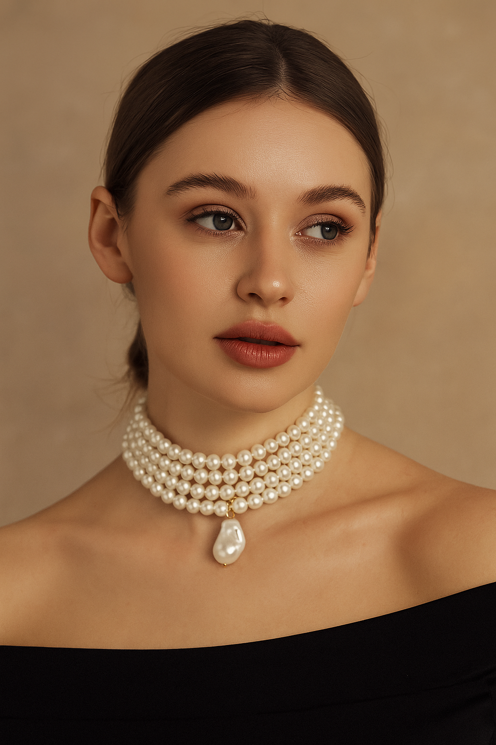 Celeste™ Layered Pearl Choker