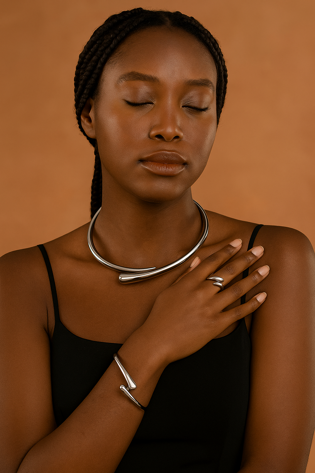 Valencia™ Open Necklace, Bangle & Ring Set