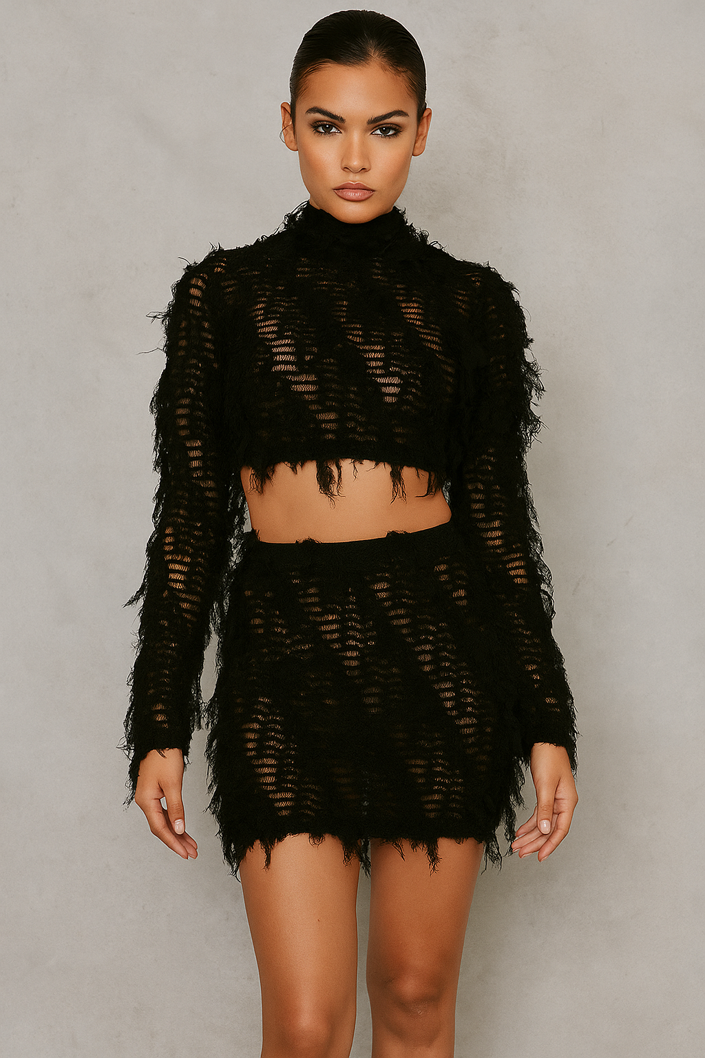 Isadora™ Patchwork Crop Top & Skirt Set