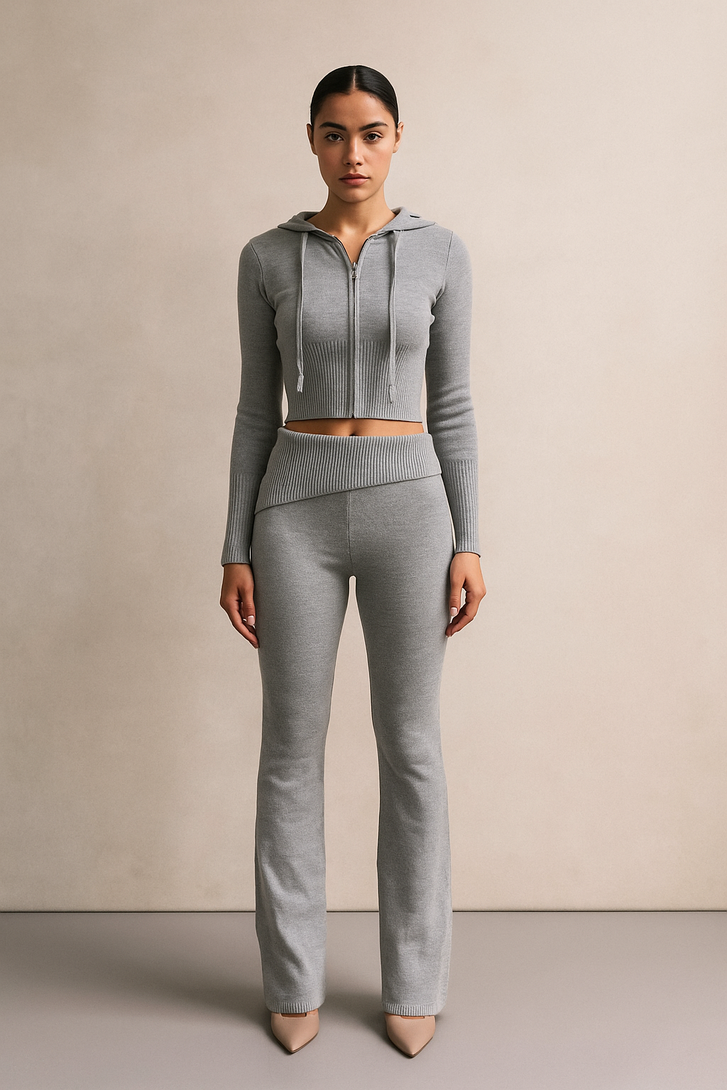 Valoria™ Cropped Hoodie & Jogger Set