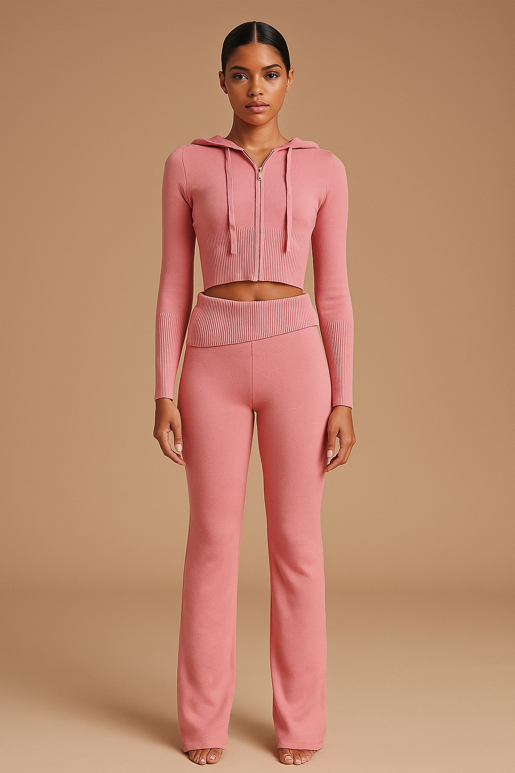 Valoria™ Cropped Hoodie & Jogger Set