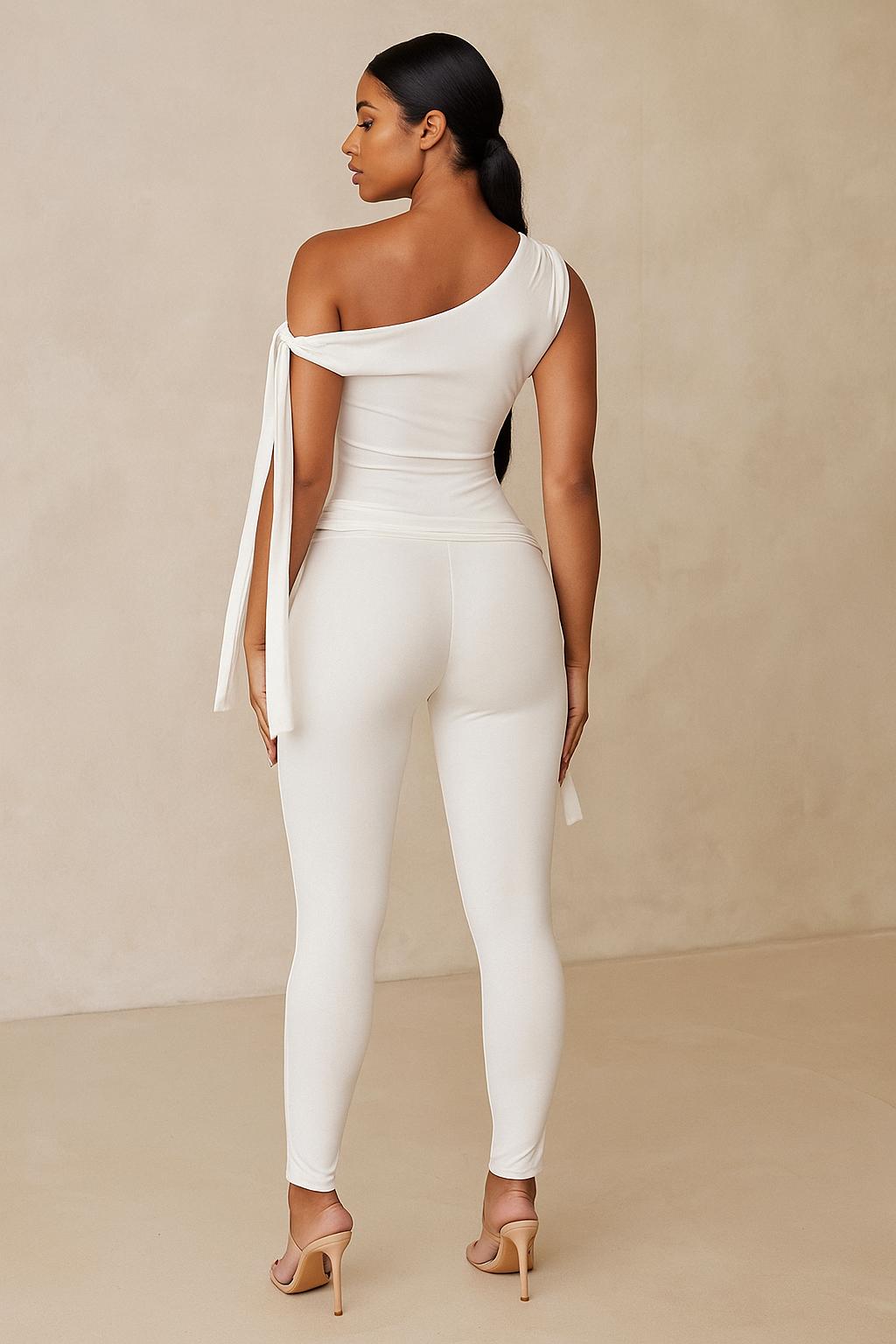 Amarisse™ One Shoulder Top & Pants Set