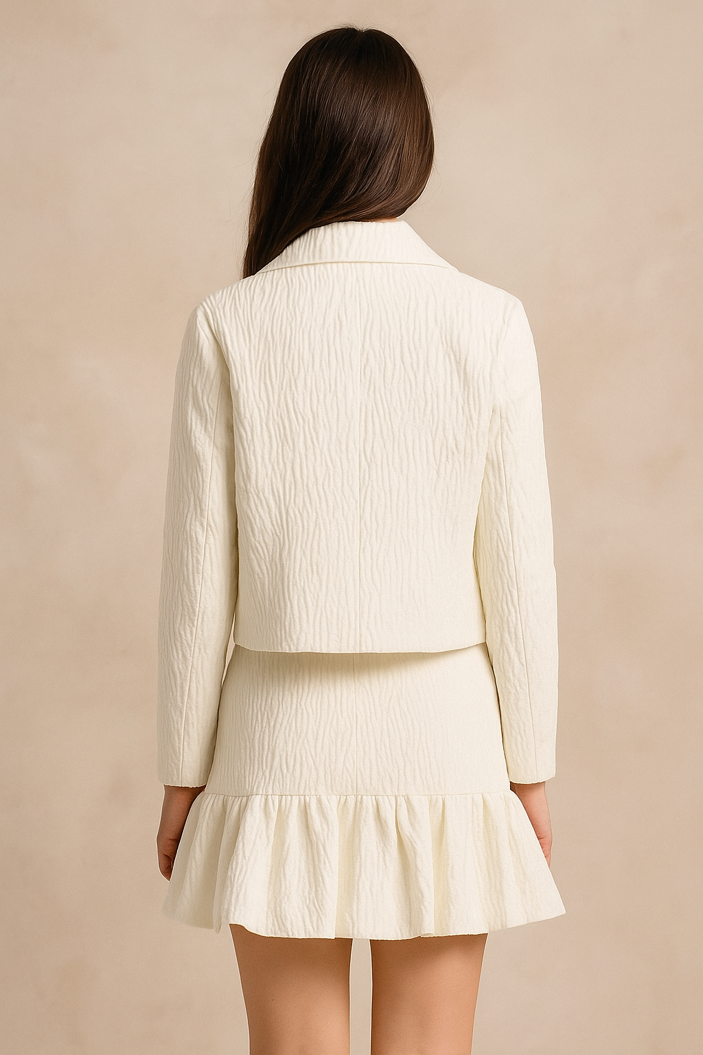 Thessia™ Blazer Shirt & Skirt Set