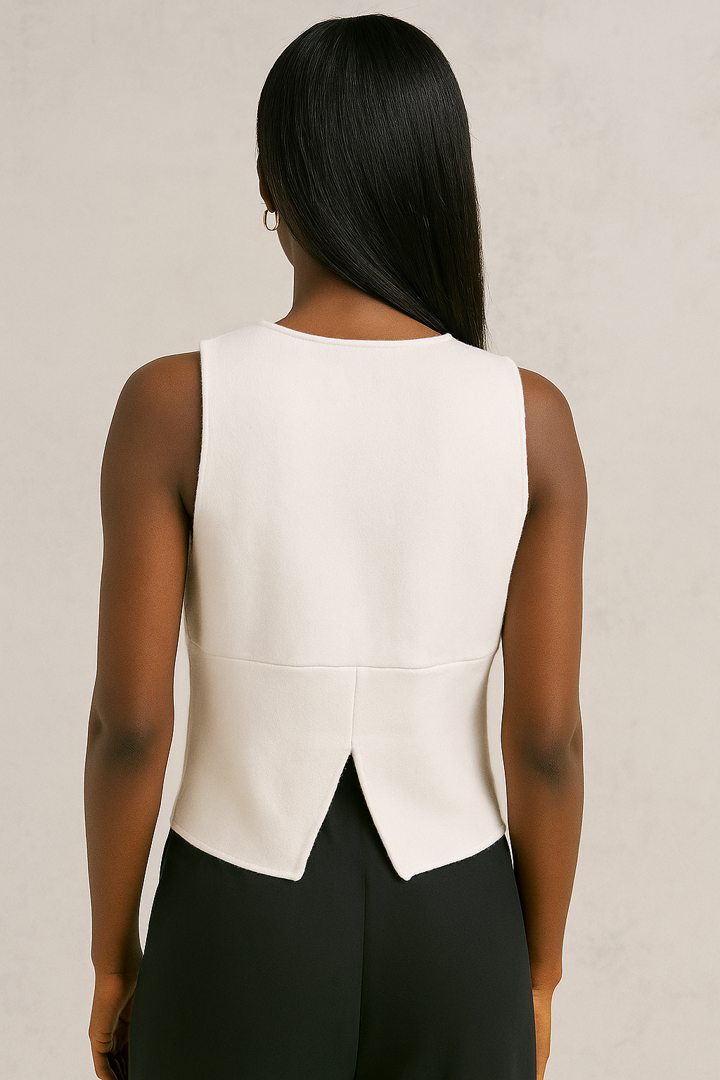 Valoria™ Knit Sleeveless Cropped Vest