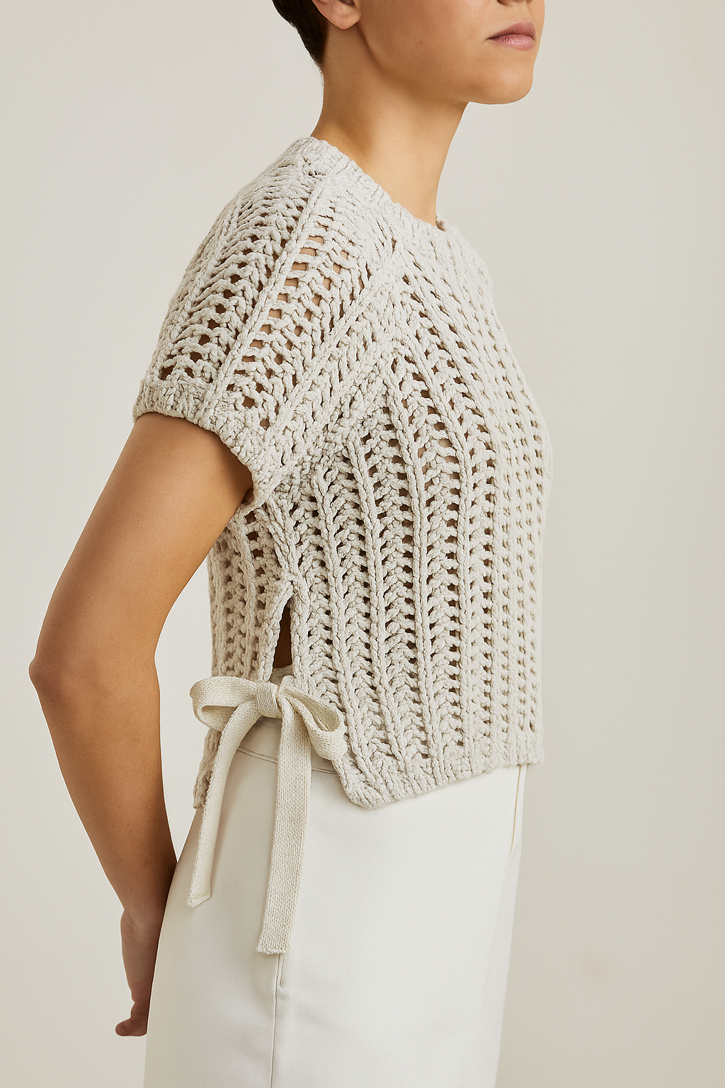 Solenne™ Knitted Pullover Sweater Top