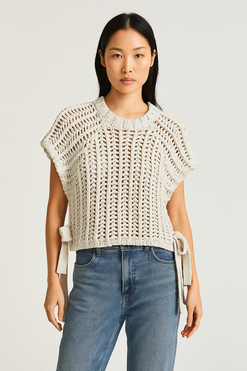 Solenne™ Knitted Pullover Sweater Top