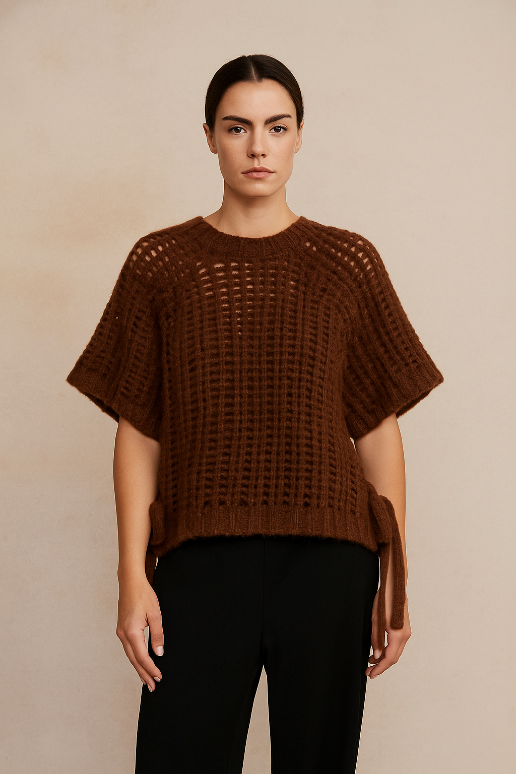 Solenne™ Knitted Pullover Sweater Top