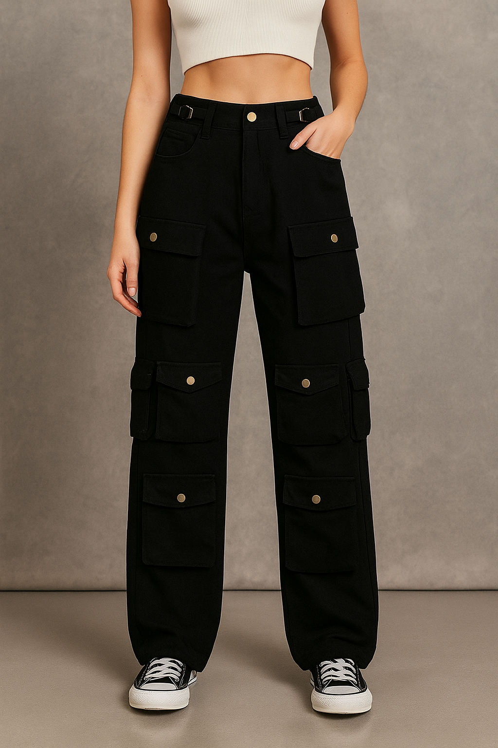 Elaris™ Multi-Pocket Cargo Pants