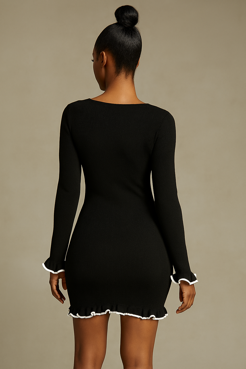 Corvina™ Long Sleeve Knitted Mini Dress