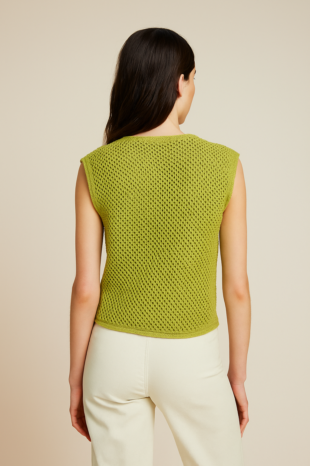 Valoria™ Sleeveless Knitted Sweater