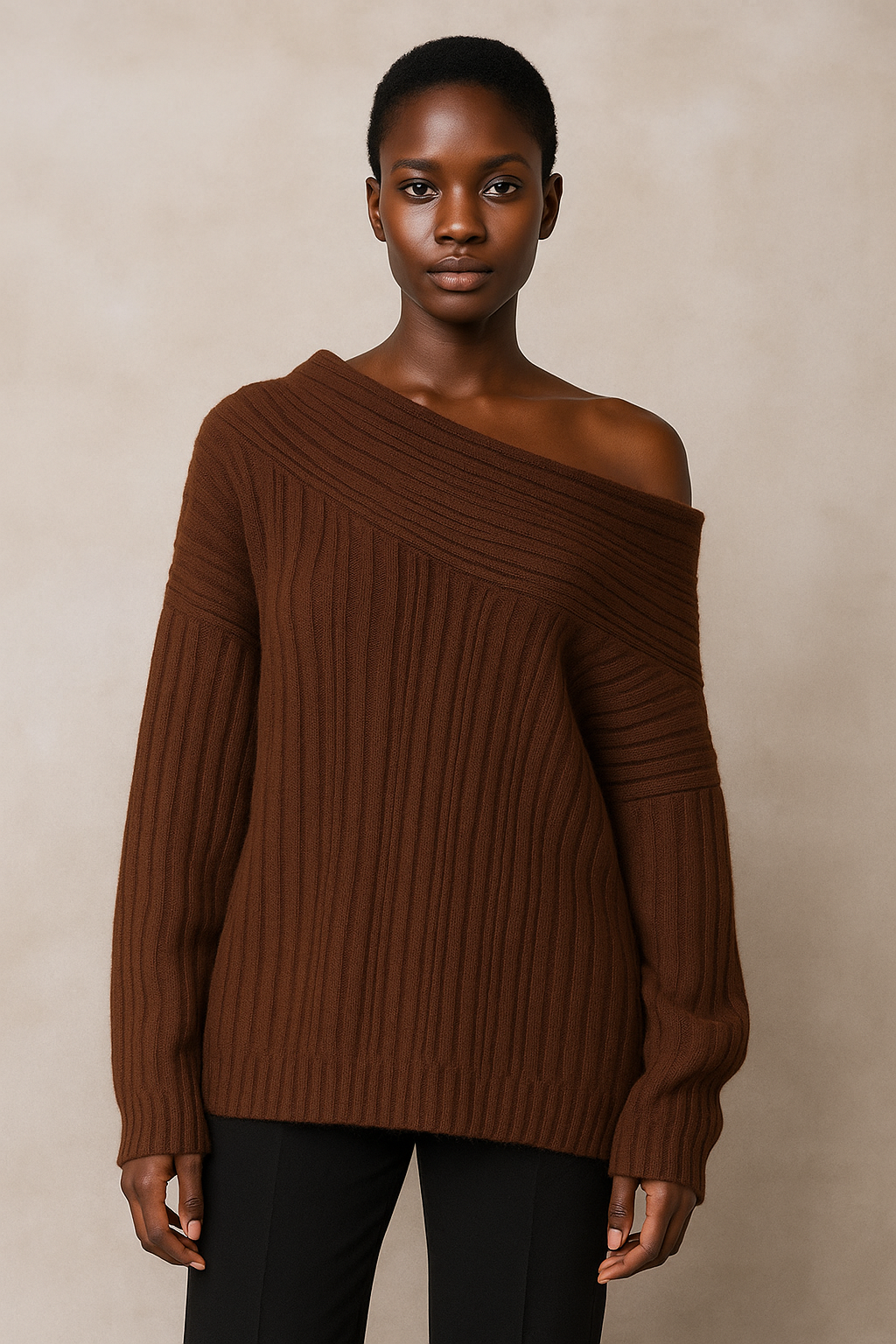 Veyra™ Off-Shoulder Oversized Sweater