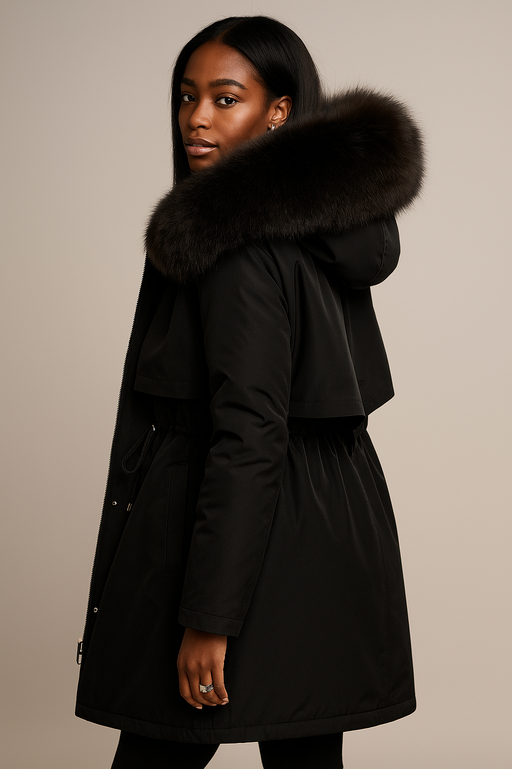 Elara™ Long Parka Coat
