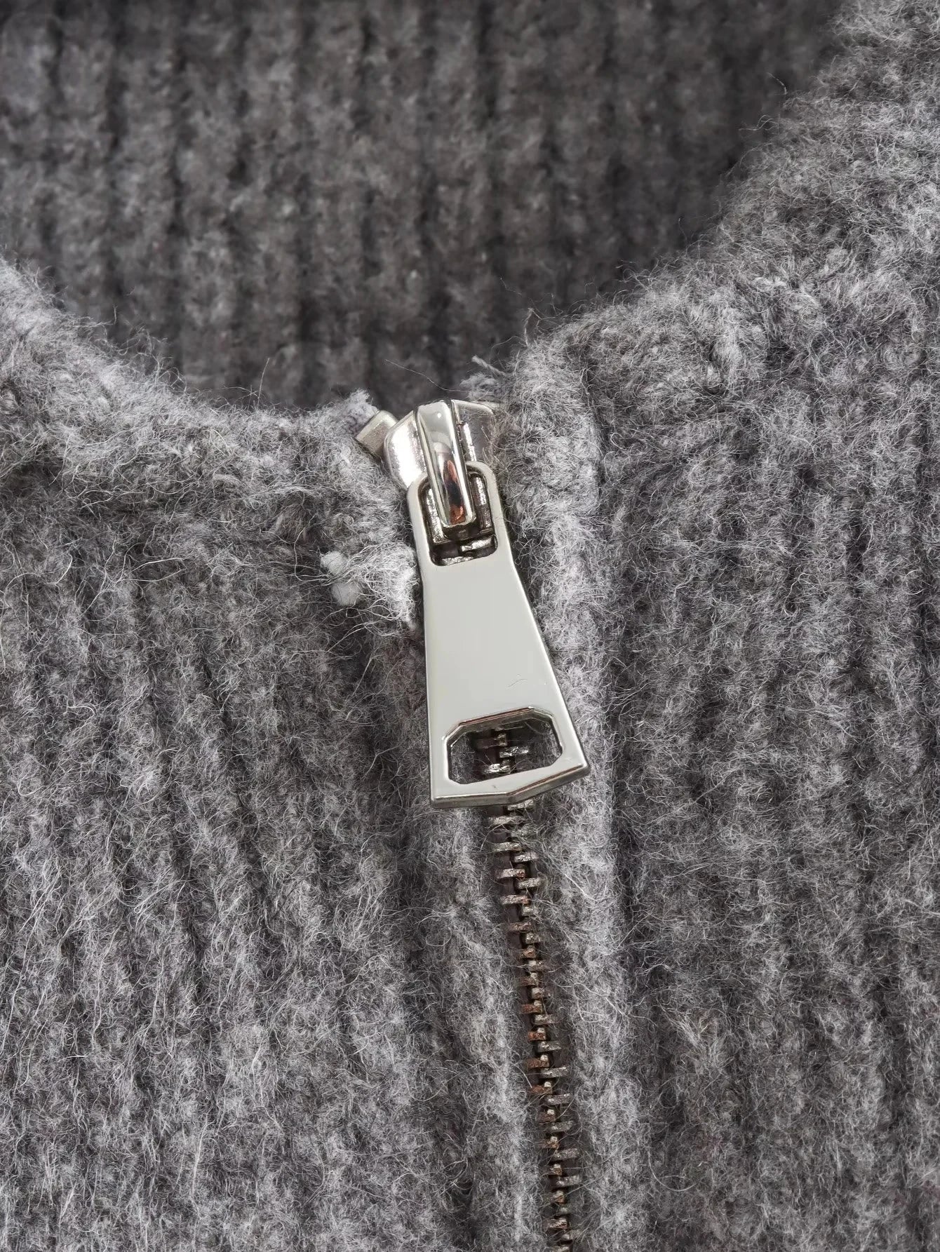 Vintage Long Sleeve Sweater Jacket