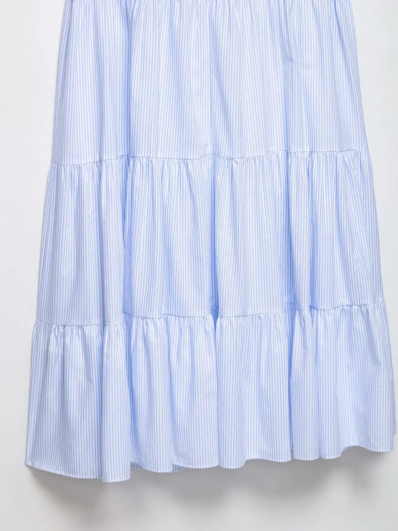 Léna™ Striped Backless Midi Sundress - VC Edit