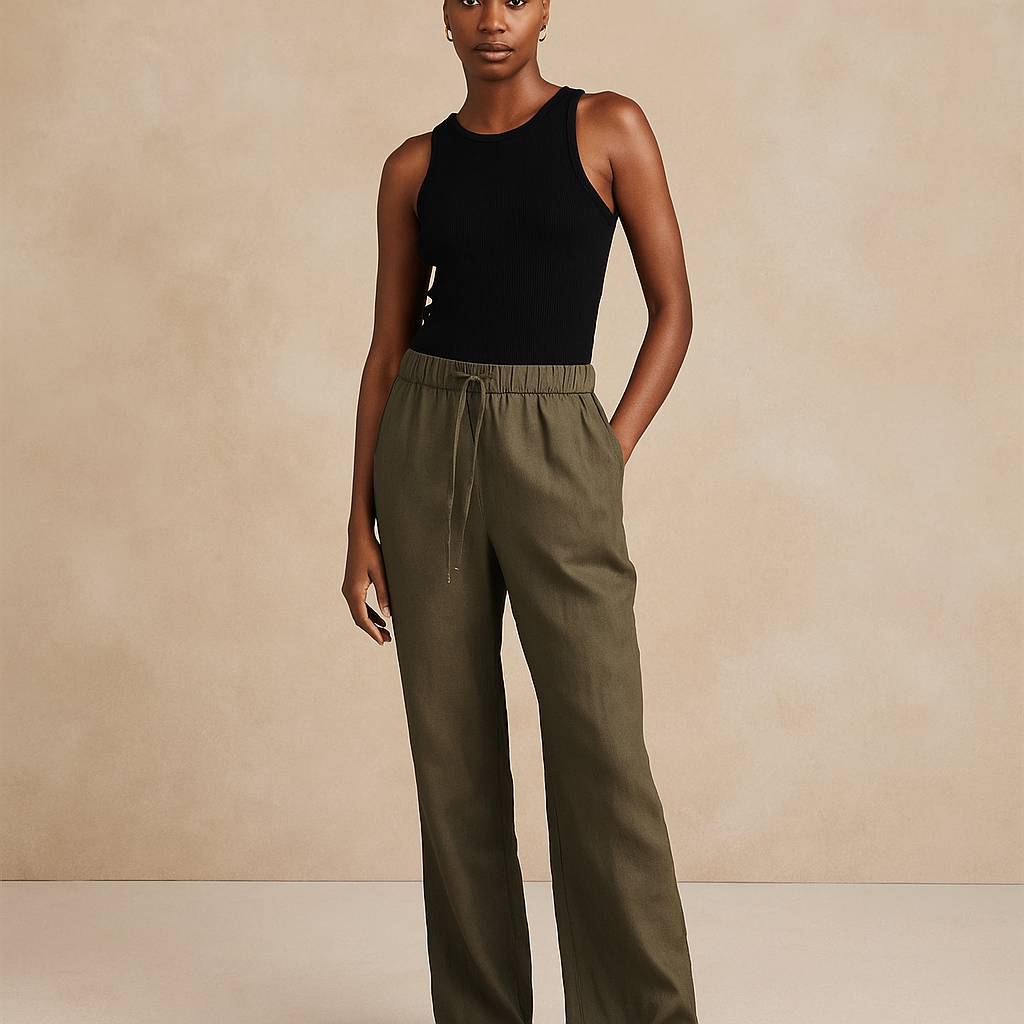 Aurelia™ High Waist Wide Leg Loose Fit Trousers