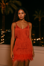 Raya™ Tassel Fringed Bodycon Mini Dress - VC Edit