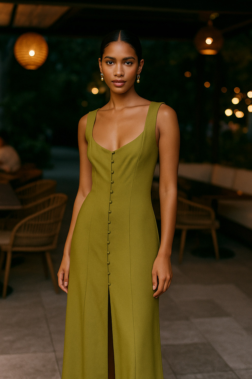 Verena™ Long Chic Midi Dress - VC Edit