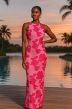 Flora™ Flower Print Bodycon Maxi Dress - VC Edit