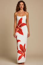 Serena™ Floral Print Spaghetti Strap Maxi Dress