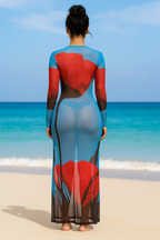 Isla™ Mesh Split Maxi Dress - VC Edit