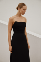 Selena™ Backless Lace-Up Maxi Dress