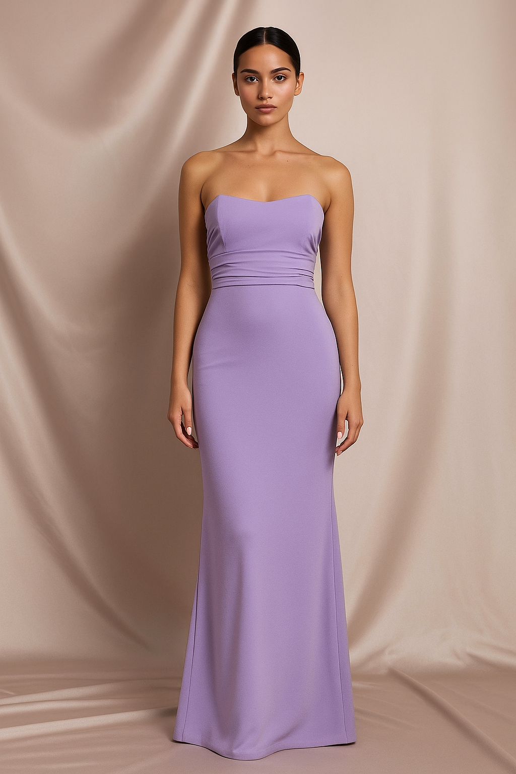 Selena™ Backless Lace-Up Maxi Dress