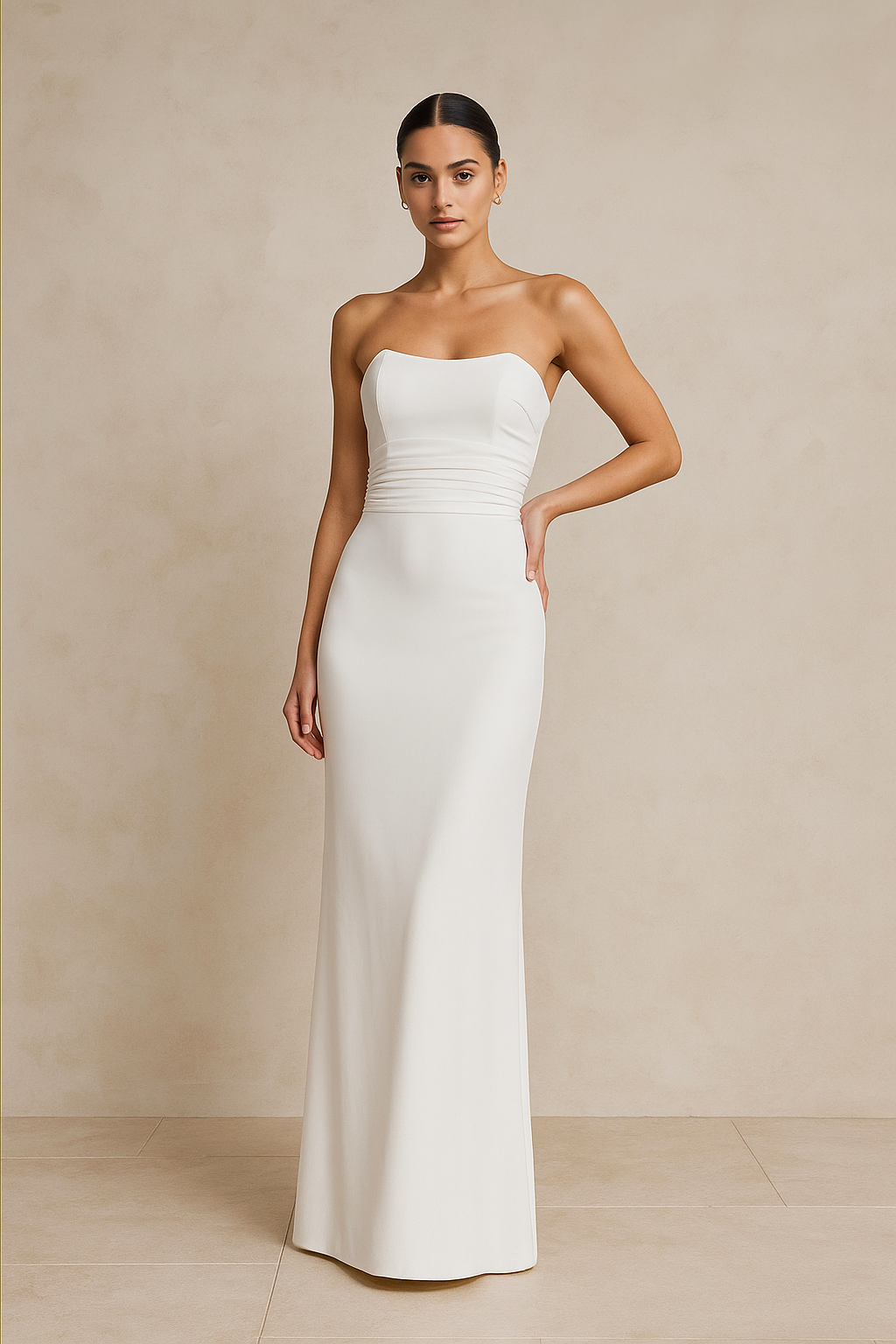 Selena™ Backless Lace-Up Maxi Dress