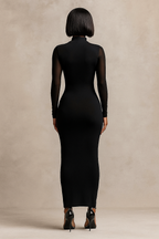 Lyra™ Double Layer Mesh Maxi Dress
