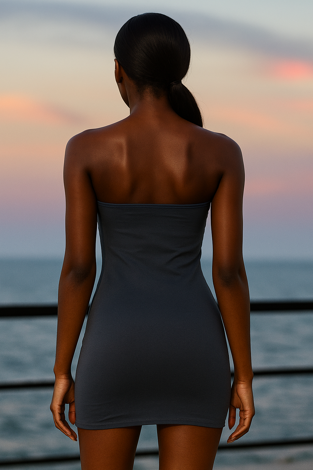 LunaBelle™ Cutout Bow Mini Dress - VC Edit