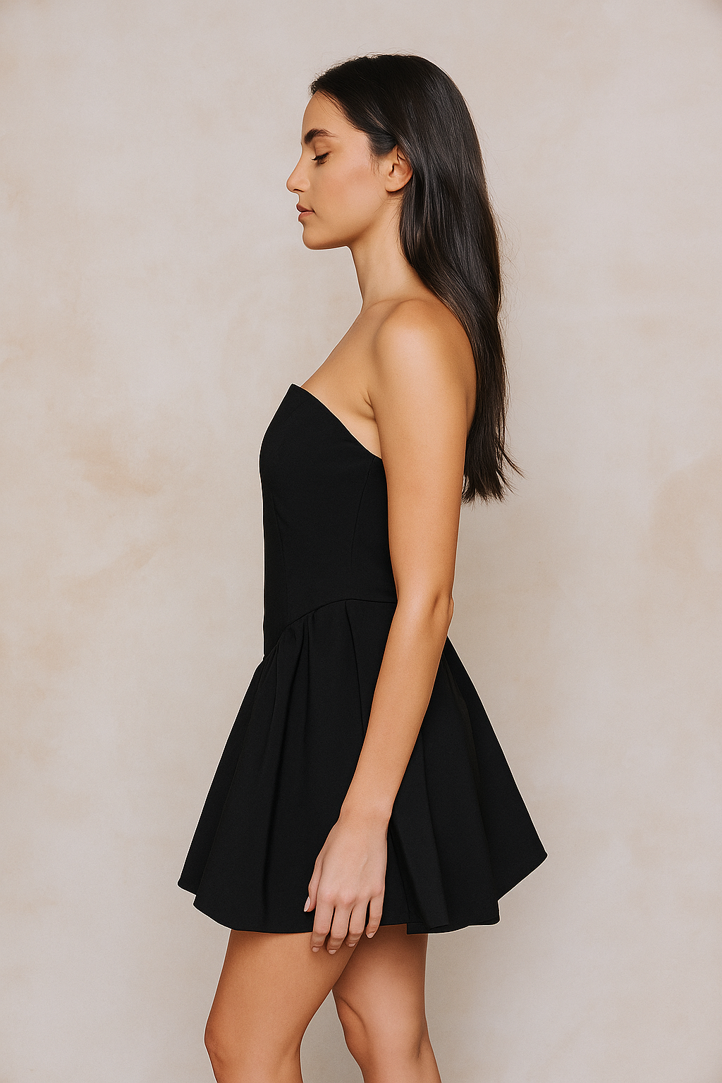 Aurora™ Strapless Off-Shoulder Ball Mini Dress