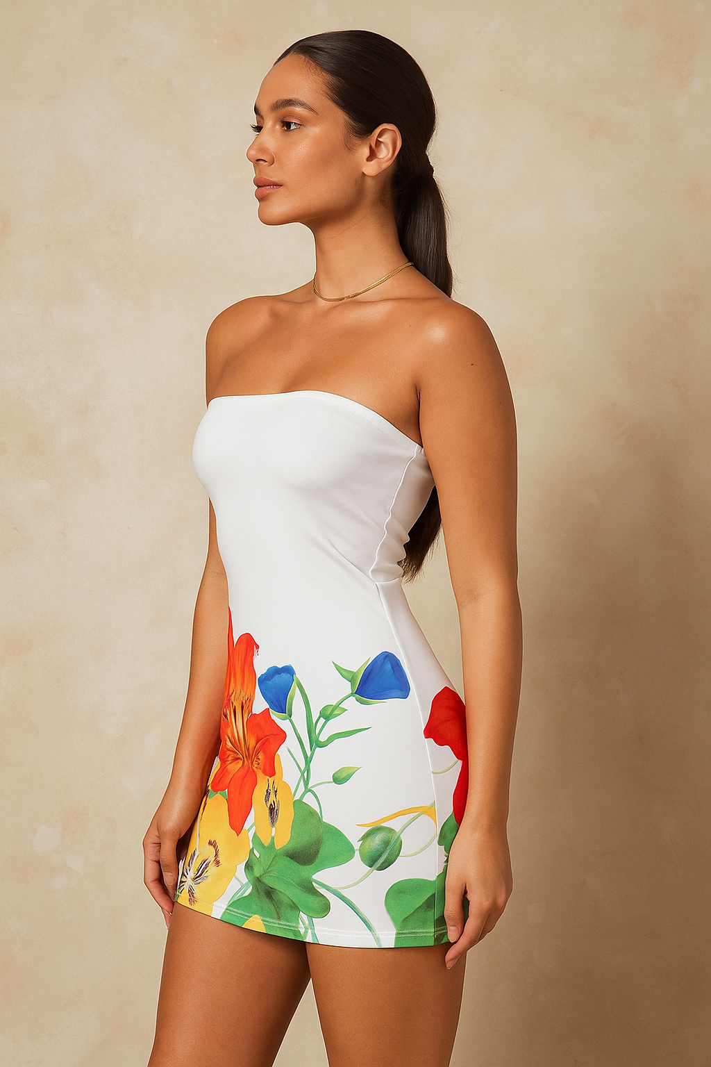 Solea™ Floral Sleeveless Mini Dress