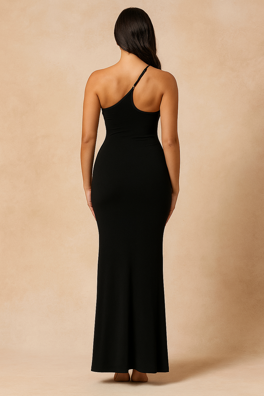 Syrena™ Asymmetric Contour Panel Maxi Dress