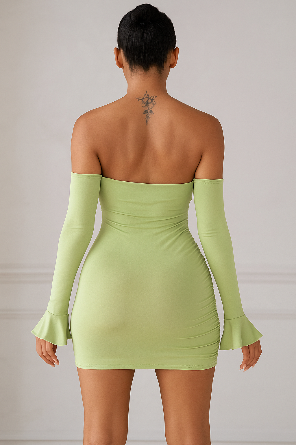 Mila™ Ruffle Bodycon Mini Dress
