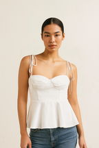 Aurea™ Asymmetric Bustier Top