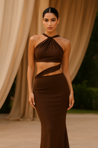Amara™ Sleeveless Backless Bodycon Maxi Dress