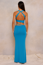 Amara™ Sleeveless Backless Bodycon Maxi Dress
