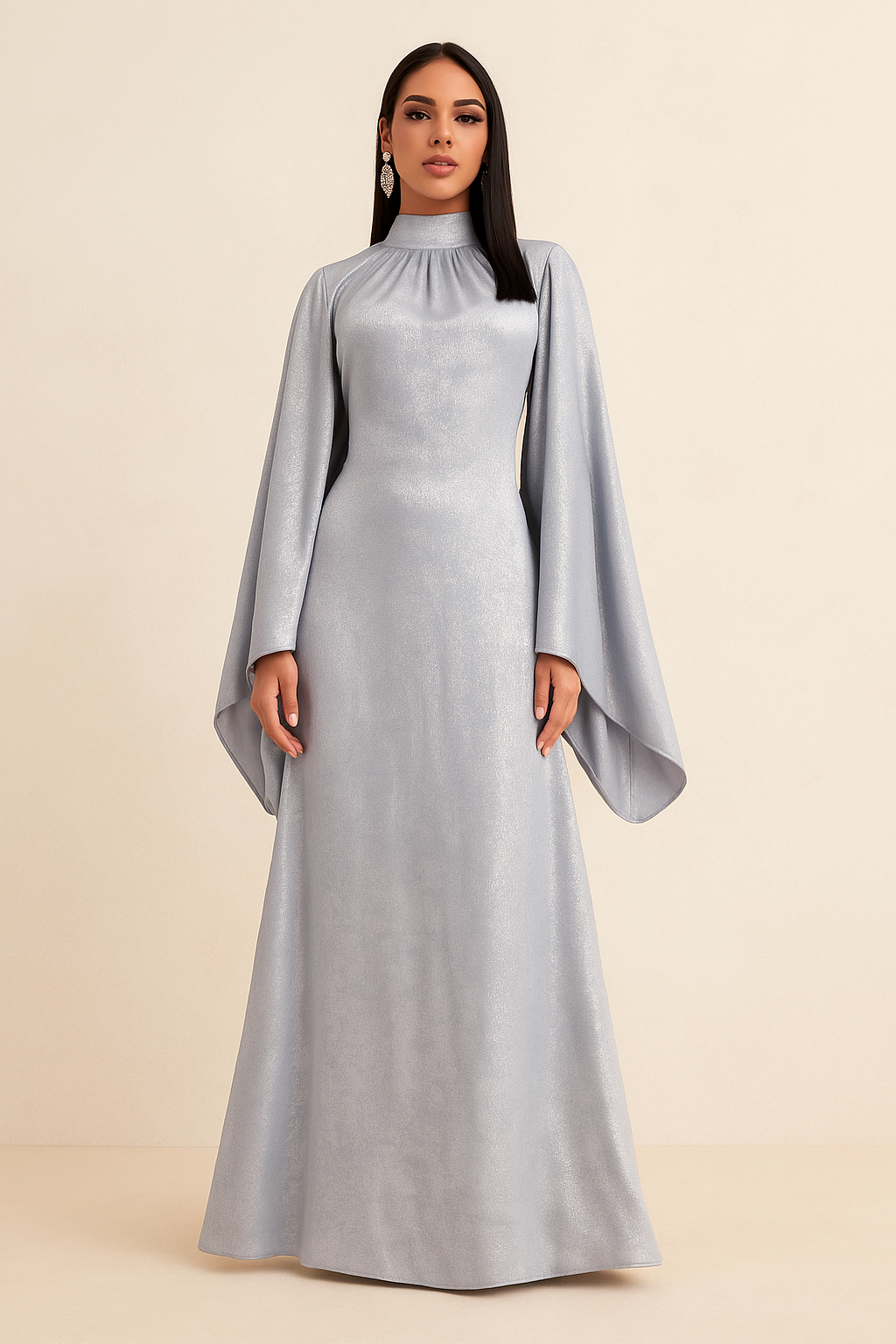 Serenya ™ Long Sleeve Radiant Maxi Dress
