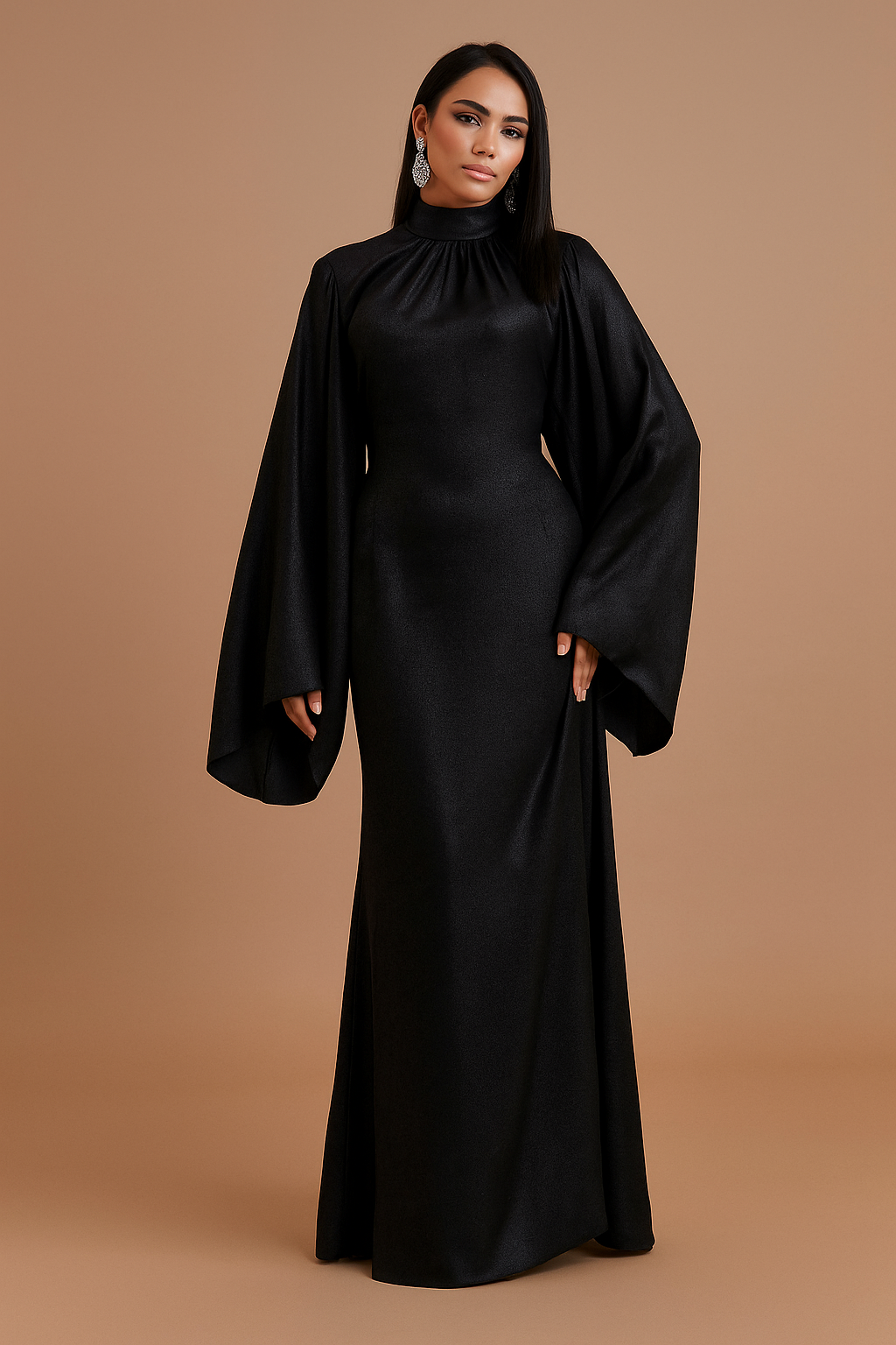 Serenya ™ Long Sleeve Radiant Maxi Dress