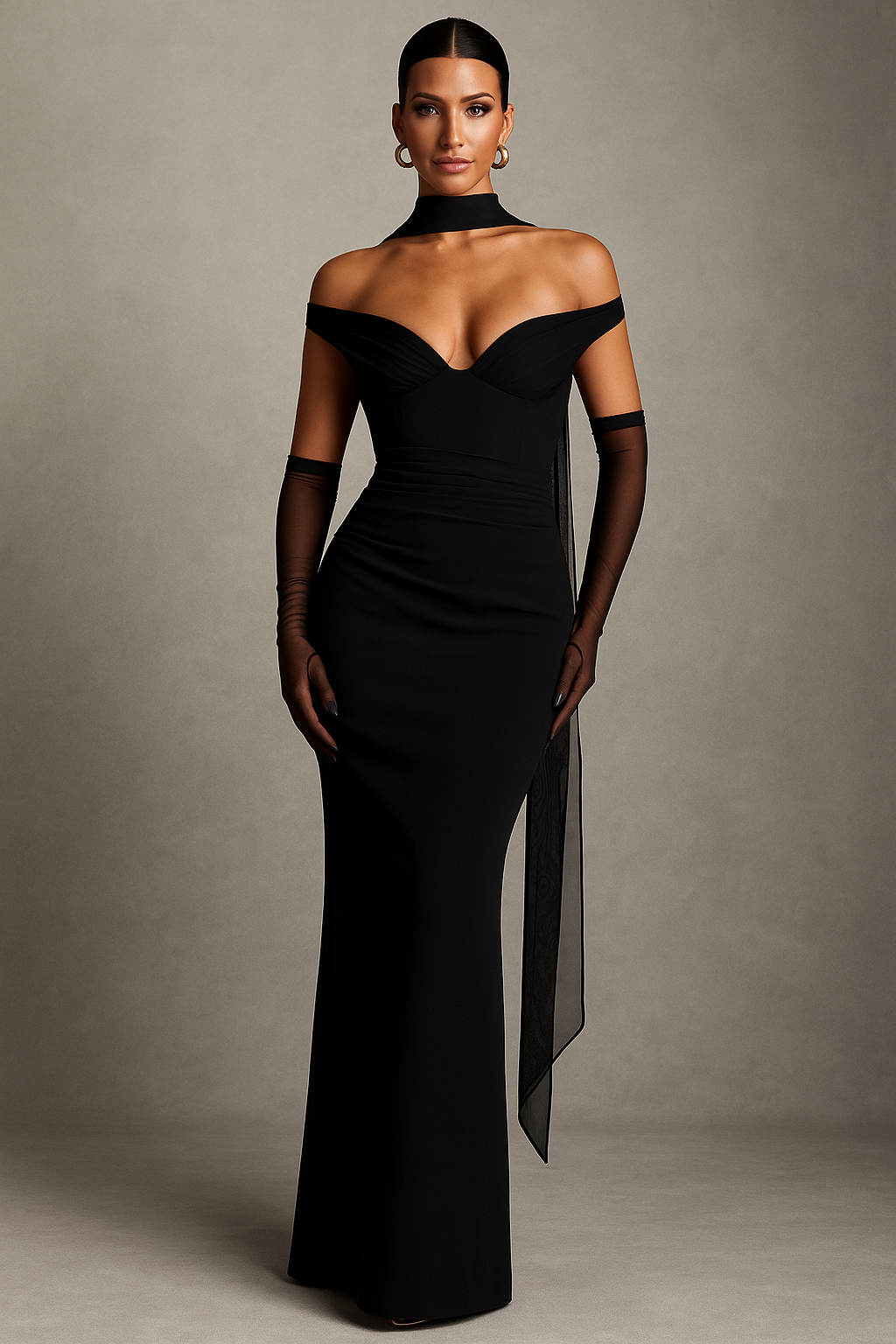Maravilla™ Off-Shoulder Backless Maxi Dress