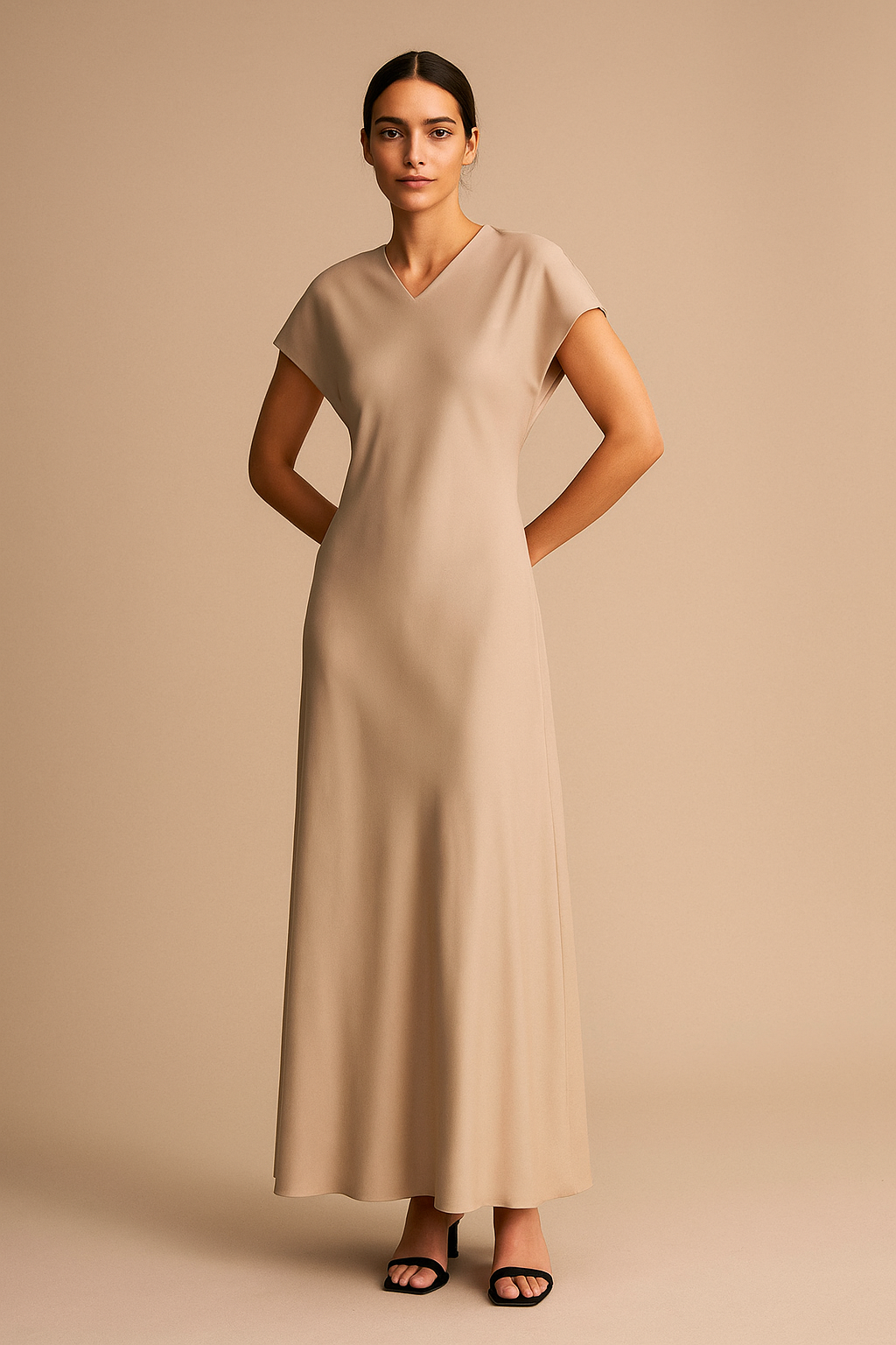 Sorella™ Satin Maxi Dress
