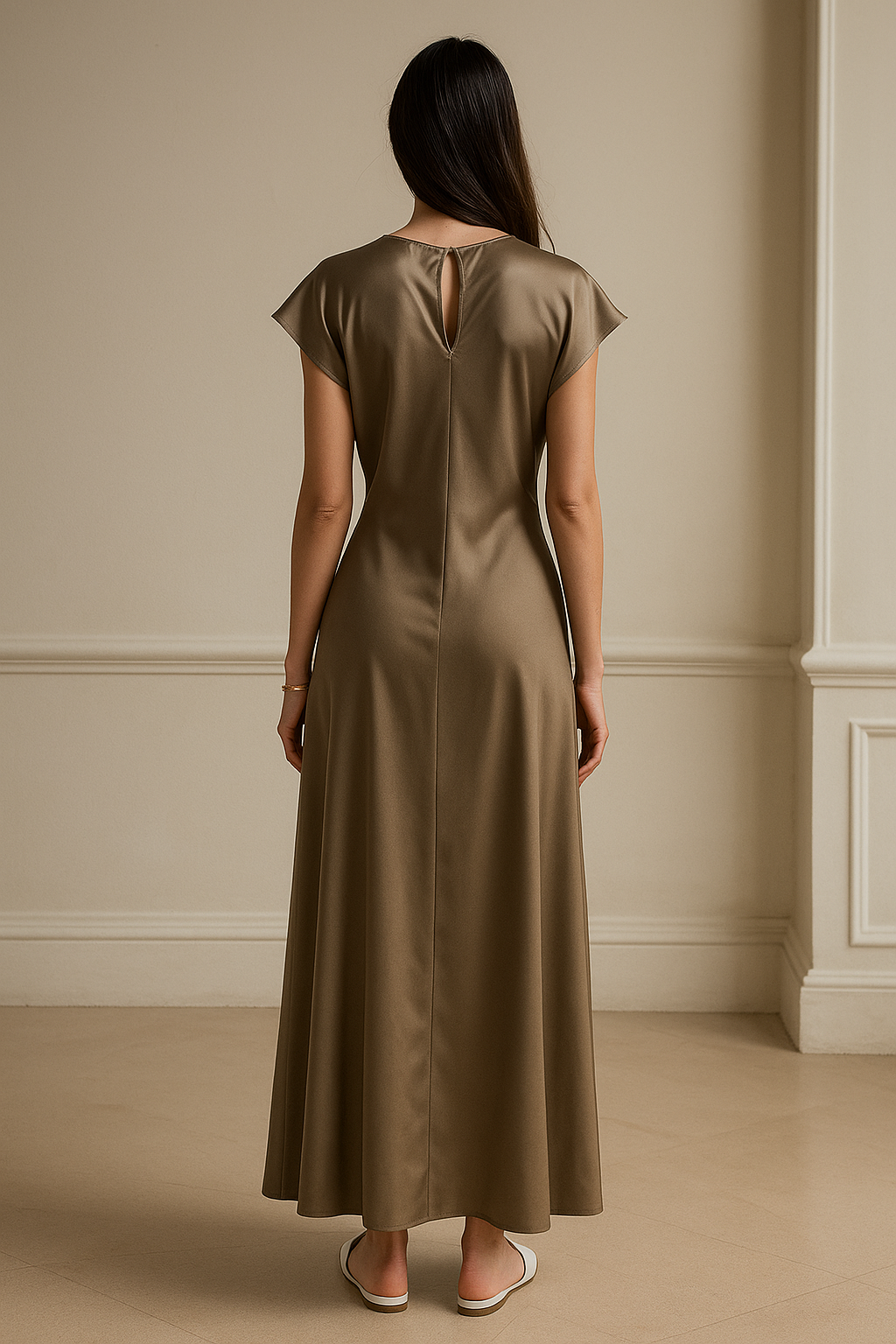 Sorella™ Satin Midi Dress