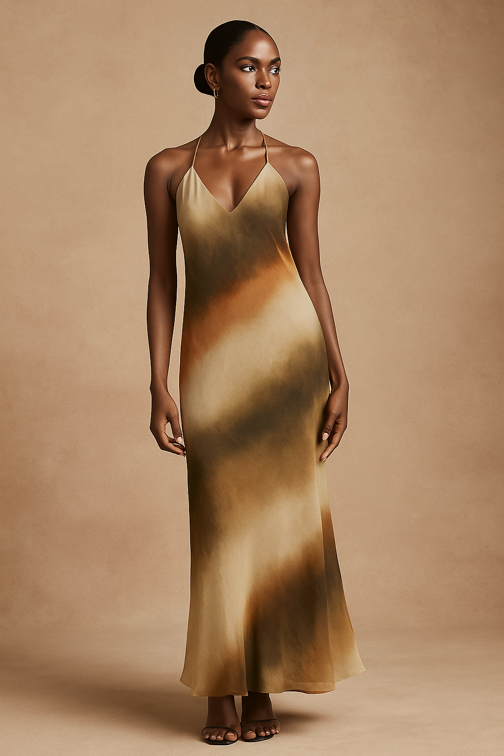 Aurelia™ Halter-Backless Elegant Midi Dress