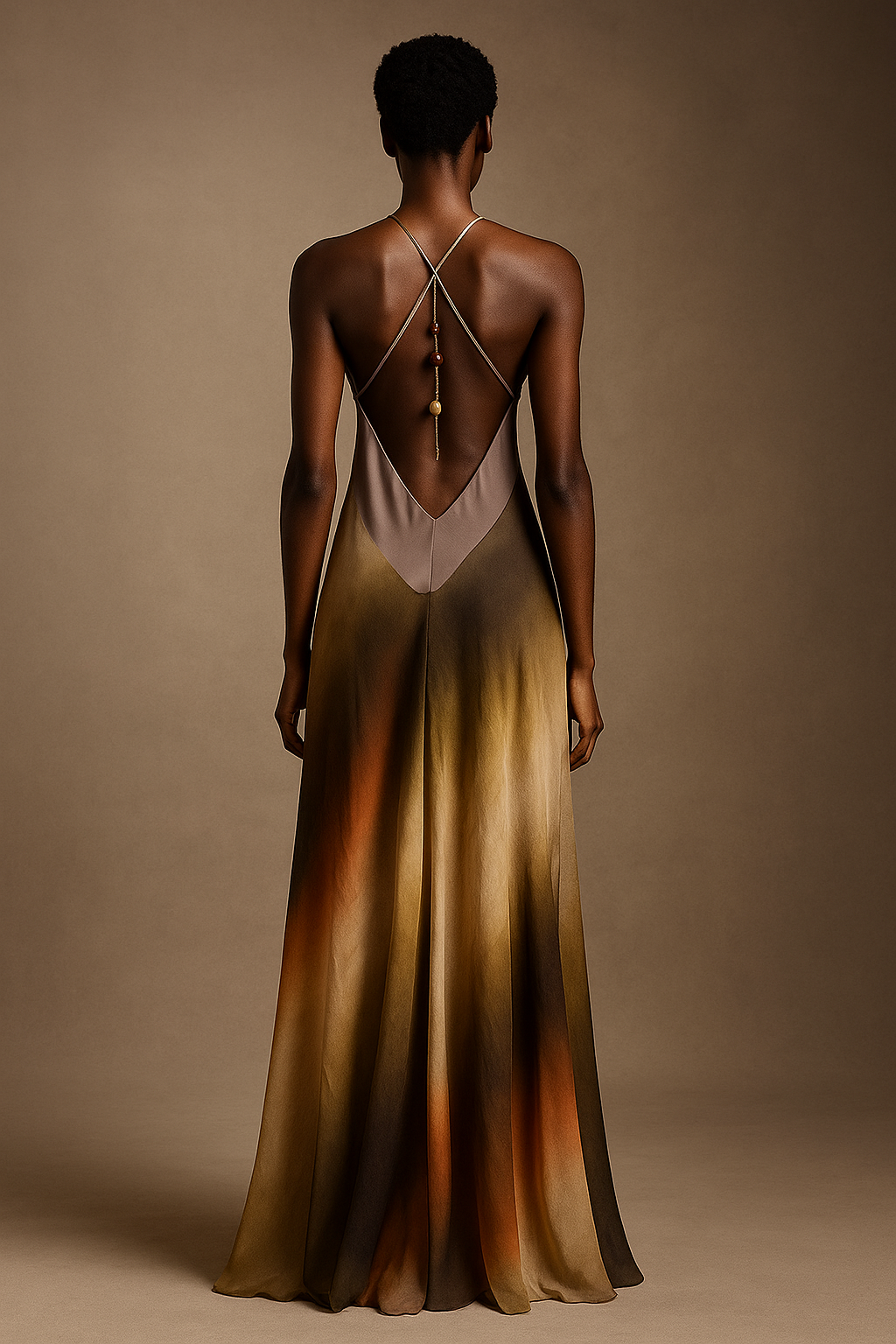 Aurelia™ Halter-Backless Elegant Midi Dress