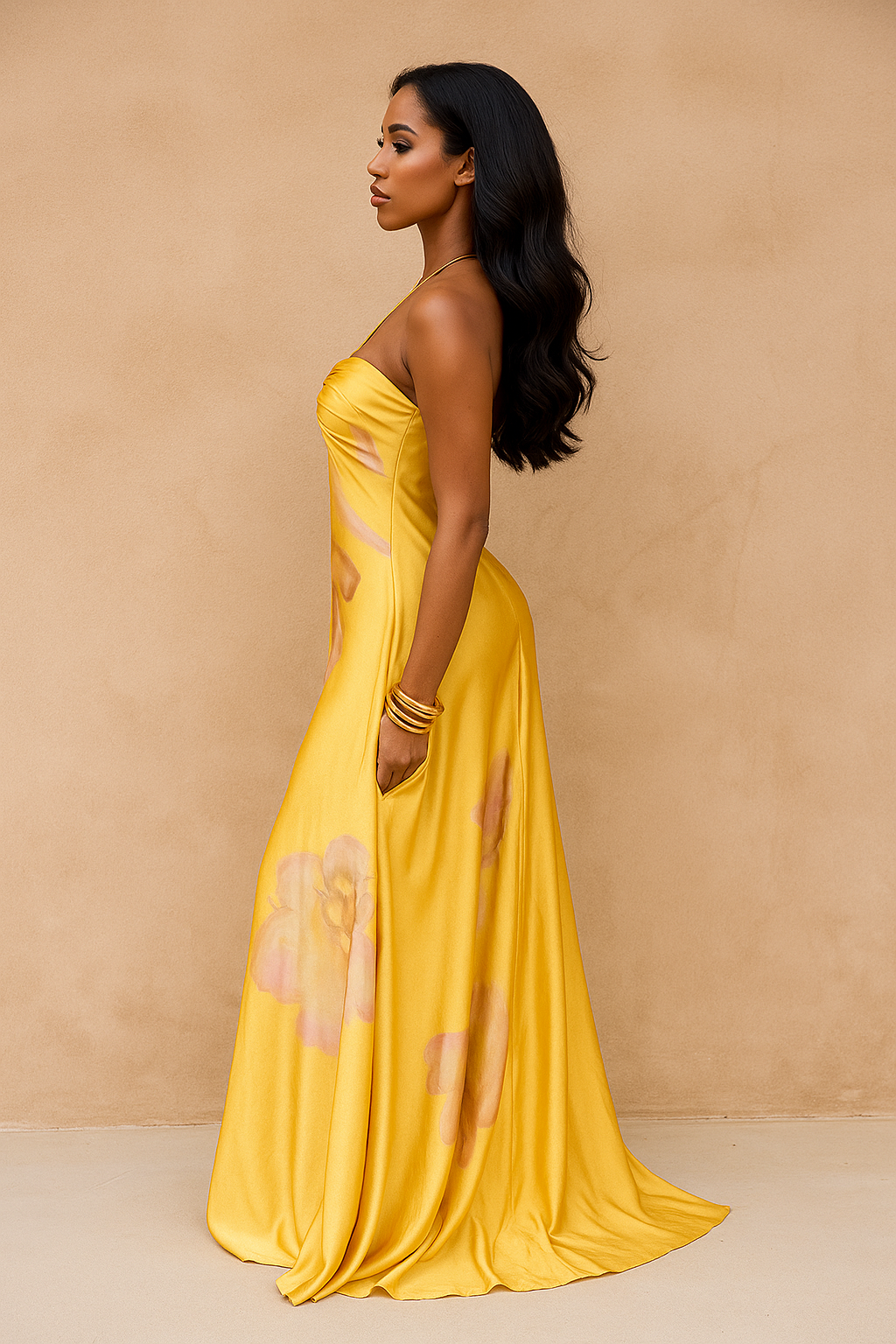 Luna™ Lace-Up Halter Dress
