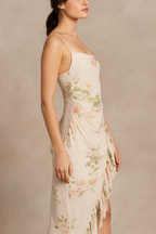 Helena™ Slip Backless Midi Dress